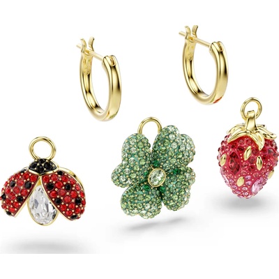 Swarovski Sada pozlacených náušnic s přívěsky Idyllia 5742681 – Zboží Mobilmania