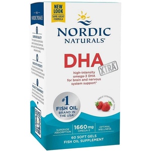 Nordic Naturals DHA Xtra, 1660 mg, 60 гел капсули, Nordic Naturals (60954)
