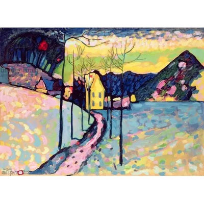 Obrazy - Kandinsky, Wassily: Zimní krajina - reprodukce obrazu