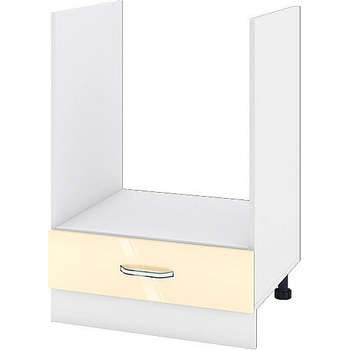 ИРИМ Долен кухненски шкаф за вградена фурна Сити БФ-Бежово гланц-05-36 60 см