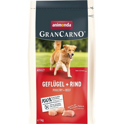 Animonda GranCarno Adult s hydinovým a hovädzím mäsom 1 kg
