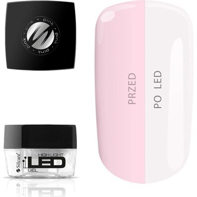 Seol Cosmetics Silcare High Light Led french pink stavební gel 30 g