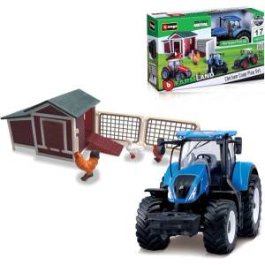 Bburago Bburago Farmland Пилешка ферма с трактор
