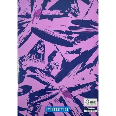 Mitama Sešit Fantasy colours A4 linkovaný kytky