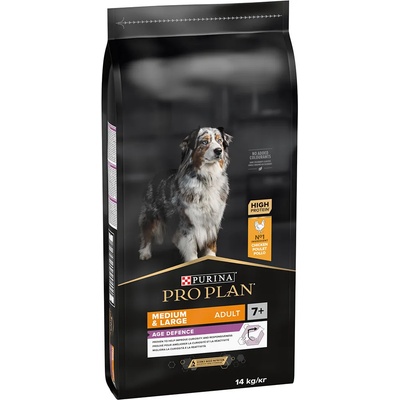 PURINA PRO PLAN Medium & Large Adult 7+ Age Defence - Výhodné balení 2 x 14 kg