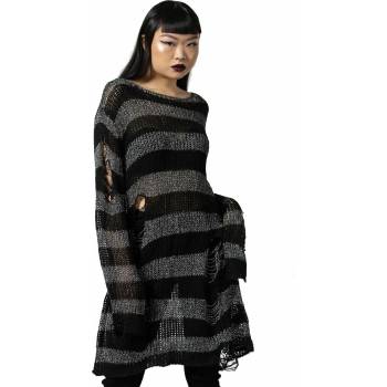 Image 1 of KILLSTAR пуловер унисекс KILLSTAR - Abyss Knit- Черно/Нишки с блясък - KSRA005940