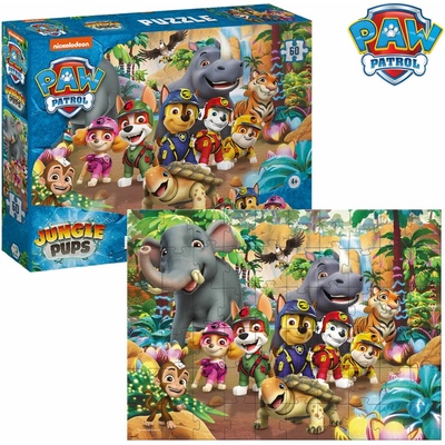 DODO Tlapková patrola/Paw Patrol Džungle 60 dílků
