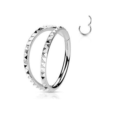 Šperky4U Kruh helix cartilage tragus piercing NS0051ST-1210