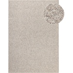Elle Decoration Сиво-кремав килим подходящ за пране 160x230 cm Rocco Dark Cream - Elle Decoration (106230-160x230)