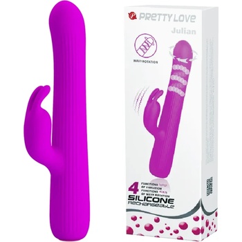 Image 1 of Вибратор с разнообразни въртящи се функции, 17, 8см. - Julian (DEBRA01214)