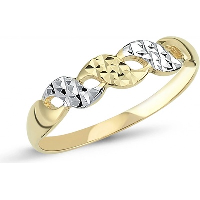 Lillian Vassago Celozlatý prsten s gravírem LLV46-GR025