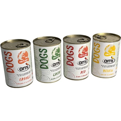 Ami Dog rastlinný set 4 x 400 g