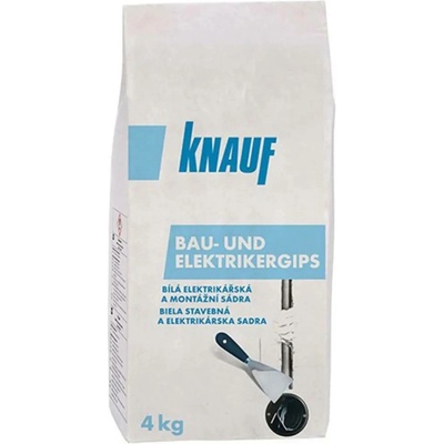 Rychletuhnoucí sádra bílá Knauf Bau-und Elektrikergips 4 kg