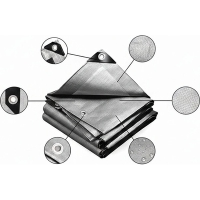 Bradas Krycí plachta 260g/m² Extra silná 5x8 m – Zbozi.Blesk.cz