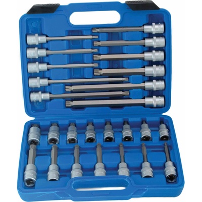 SATRA Zástrčné hlavice XZN 1/2”, vel. M5-M16, délka 55-200 mm, sada 26 ks - SATRA S-SS2612 – Hledejceny.cz