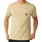 Rip Curl Мъжка тениска Rip Curl Streamline Pocket Badge Tee T-shirt - Khaki Sand (217-0615-0313)
