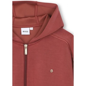 HUGO BOSS суичър с цип и качулка за деца с модал (j53464.156.162)