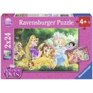 Ravensburger Disney Prinzessin: Beste Freunde der Prinzessinnen. Puzzle 2 x 24 Teile