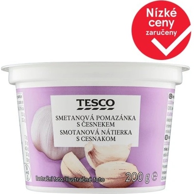 Tesco Smetanová Pomazánka s česnekem 200 g – Zboží Dáma