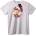NOONEBRAND Тениска Коледен Номер 7 - 2XL, White
