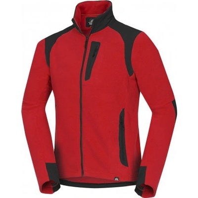 Northfinder flísová mikina Polartec® Micro 200 TRIBEC rudá