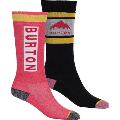 Burton Kids Weekend Midweight Podkolenky 2Pk azalea pink