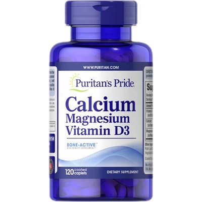 Puritan's Pride Calcium Magnesium with Vitamin D [120 капсули]