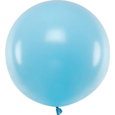 PartyDeco Balón veľký pastelový svetlomodrý 60cm