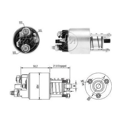 Spínač startéru Denso 428000-1640