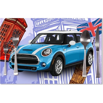 Sablio Prestieranie Mini sedan Londýn 40x30cm