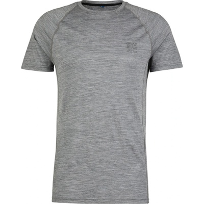 Stoic Мъжко мериносово термобельо Stoic Merino180 BengtSt. S/S Merino base layer - Charcoal Grey Melange - размер XS (015-2082-0811)