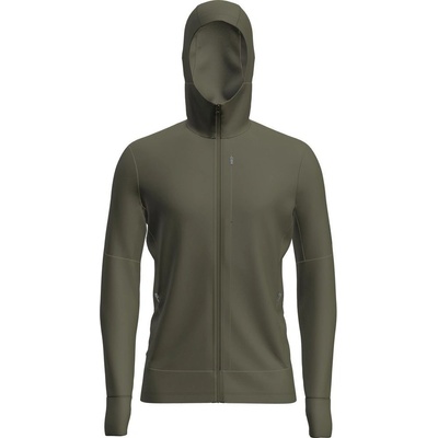 merino mikina s kapucí ICEBREAKER Mens 260 Quantum IV LS Zip Hoodie Loden – Zboží Dáma