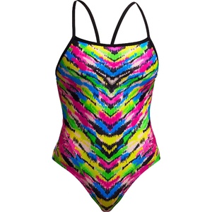 Funkita Дамски бански костюм Funkita Women's Single Strap One Piece Swimsuit - Happy Hide - размер 38 (EU) (150-5660-1614)
