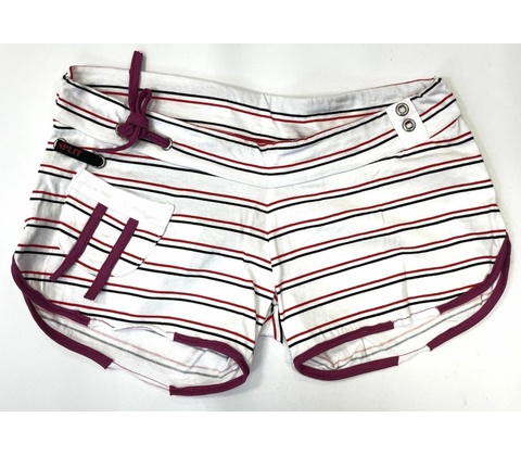 Split Ctn Short Lines White
