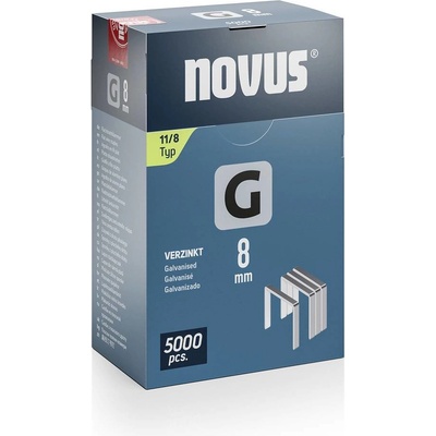 Novus Tools 042-0766 svorky z plochého drátu Typ 11 5000 ks Rozměry (d x š) 8 mm x 10.6 mm