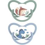 NIP Латексови залъгалки NIP - Family, Динозавър и лисица, 5-18 м, 2 броя (340008213105443) - ozone