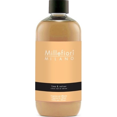 Millefiori Milano Natural Lime & Vetiver Limetka a vetiver Náplň difuzéra pre vonná steblá 250 ml