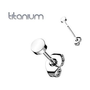 Šperky4U Push In náušnice titan TIT1203