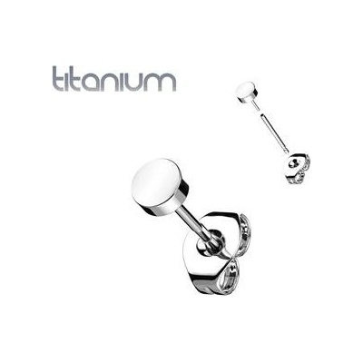 Šperky4U Push In náušnice titan TIT1203