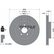 TEXTAR Brzdový kotouč 92327603