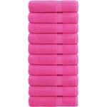 vidaXL Премиум кърпи за баня SOLUND 10 бр розови 70x140 см 600 gsm (137526)