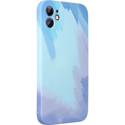 Forcell Силиконов Калъф за iPhone 12/Pro, Printing Pop Case, Син (5903396111709)