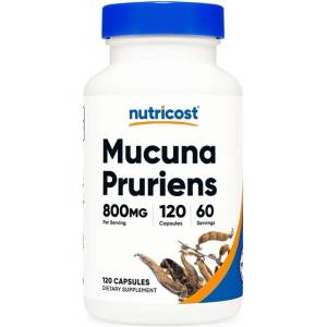 Nutricost Стрес и безпокойство - Мукуна/ Кадифен боб (Mucuna Pruriens), 400 mg x 120 капсули Nutricost (00874 (205101) NC)