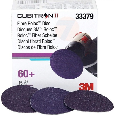 3M 786C Cubitron II Fibre Disc , Roloc, P 60+, 50mm