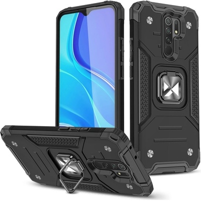 Pouzdro Wozinsky Ring armor Xiaomi Redmi Note 9 černé