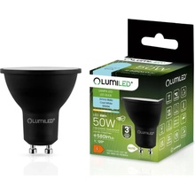 Lumiled LED žiarovka GU10 6W 60W 580lm 6500K Cold 120° Black