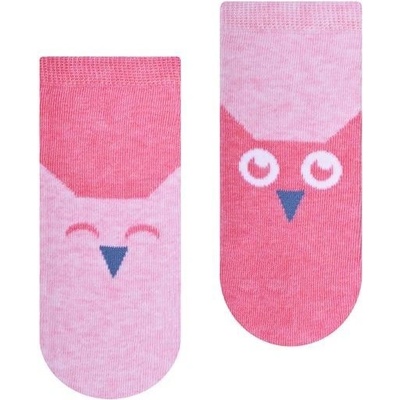 Detské členkové ponožky Two Owls ružová
