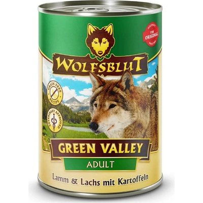 Wolfsblut Green Valley Adult jahňa a losos so zemiakmi 395 g