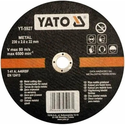 Yato Kotúč na rezanie kovov 230 x 22 x 2,0 mm YT-5927