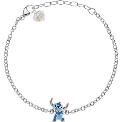 Disney Hravý stříbrný náramek Stitch Lilo & Stitch BS00094SL-65.CS